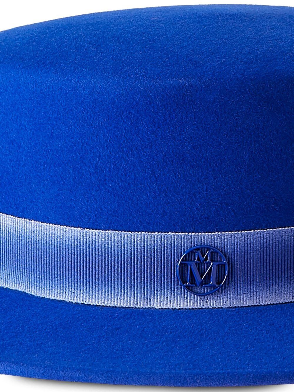 Maison Michel Hoed met logoplakkaat - Blauw