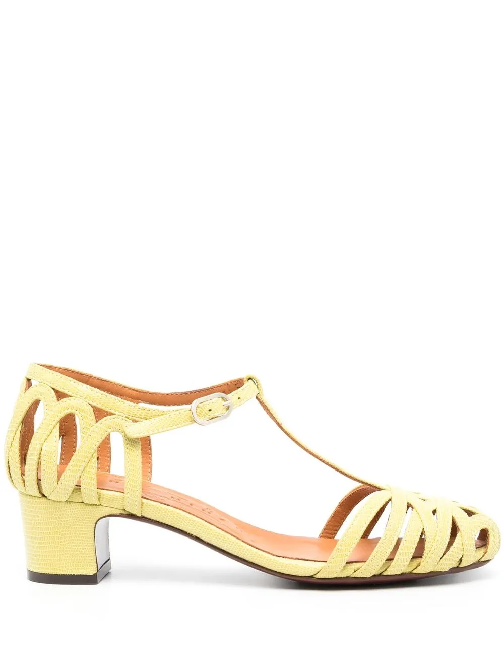 

Chie Mihara closed-toe strappy pumps - Yellow