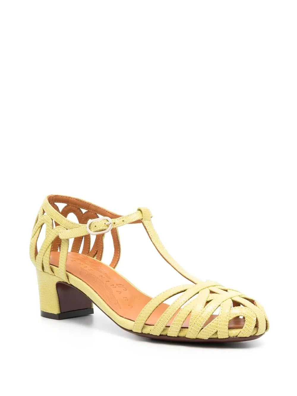 Chie Mihara Pumps met bandjes - Geel