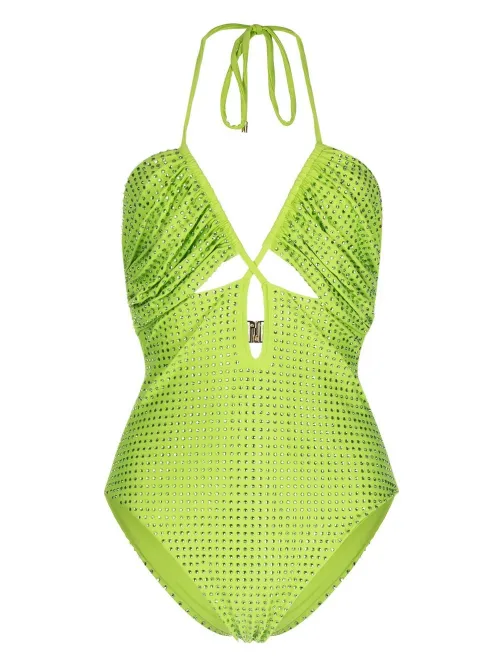 Maillot de bain Hot-Fix à brides - Self-Portrait - Modalova