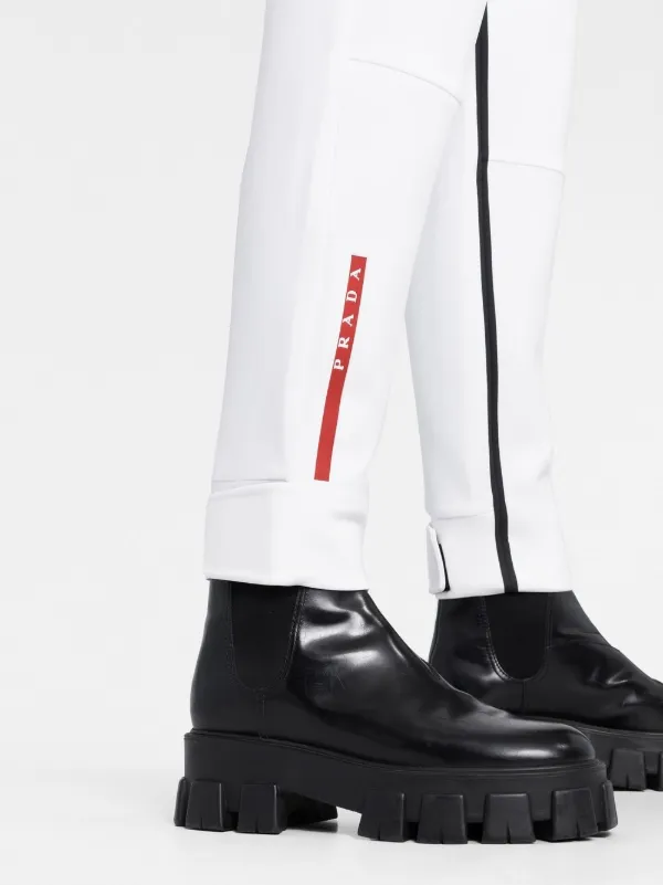 Prada logo-print Track Pants | White | FARFETCH Prada logo-print Track Pants | White | FARFETCH