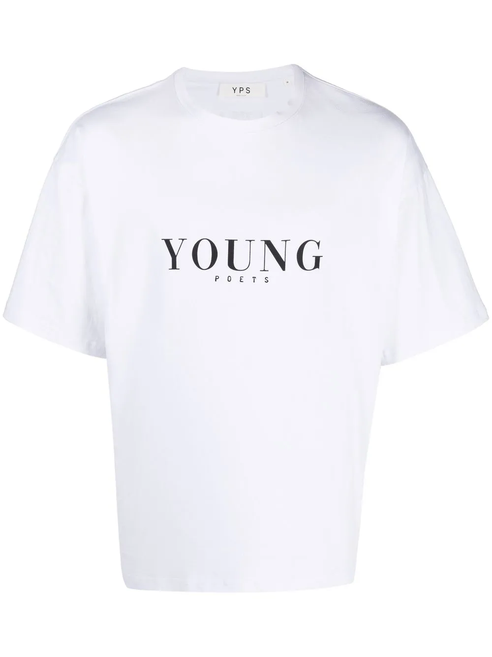 

YOUNG POETS logo-print cotton T-shirt - White