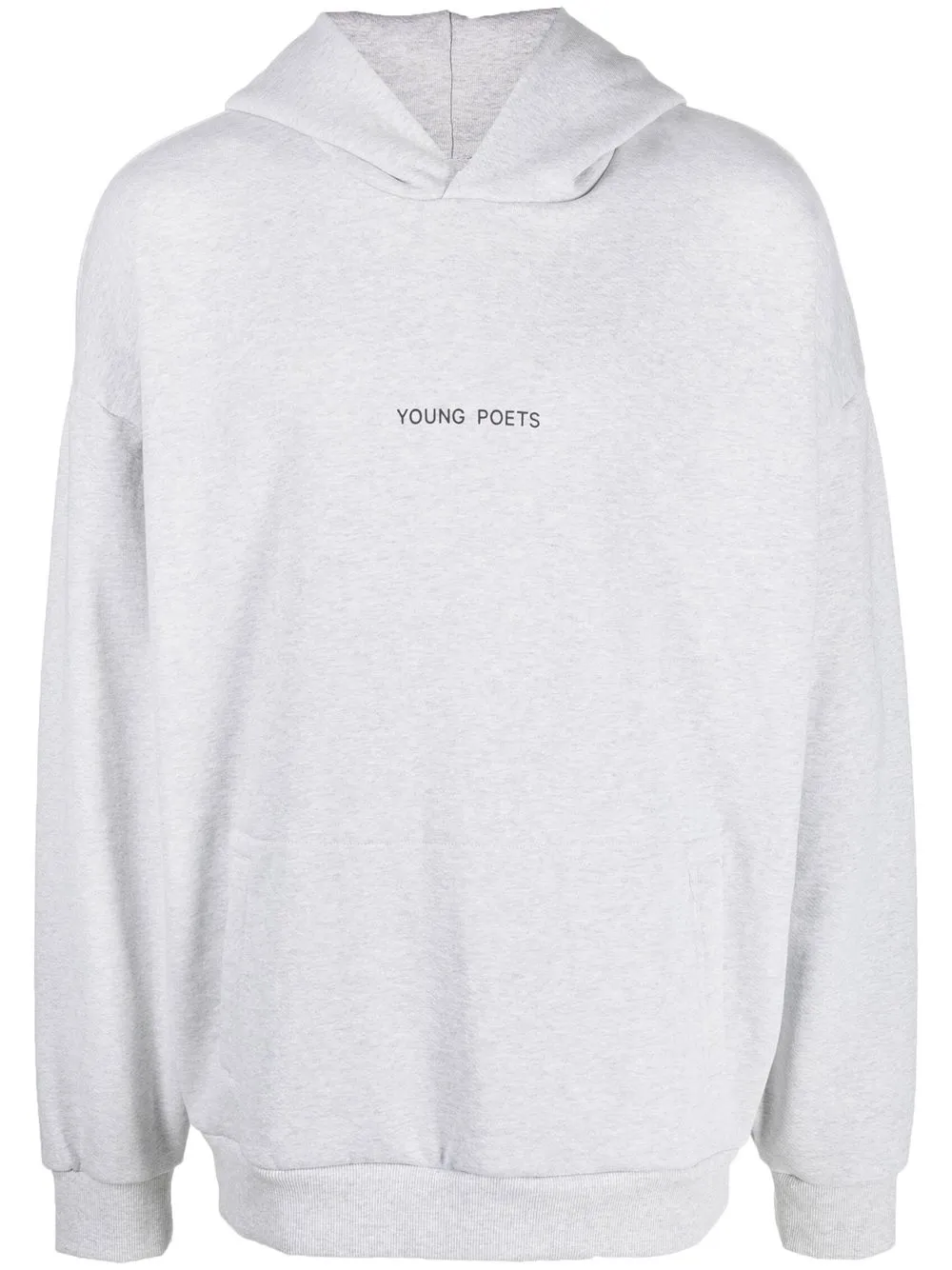 

YOUNG POETS hoodie con logo estampado - Gris