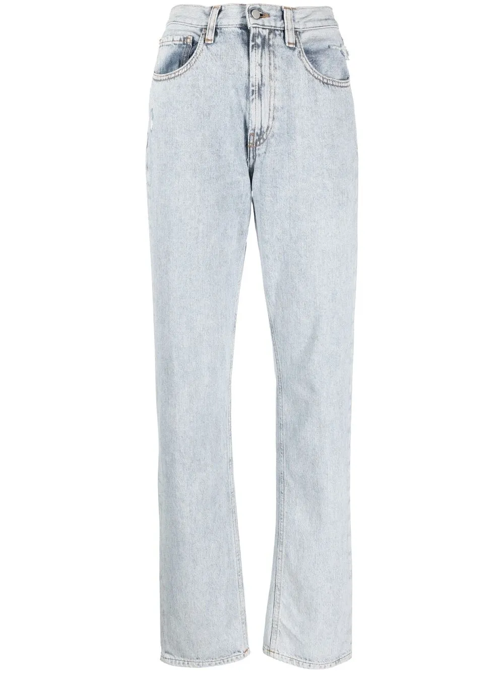 

YOUNG POETS high-waisted straight-leg jeans - Blue