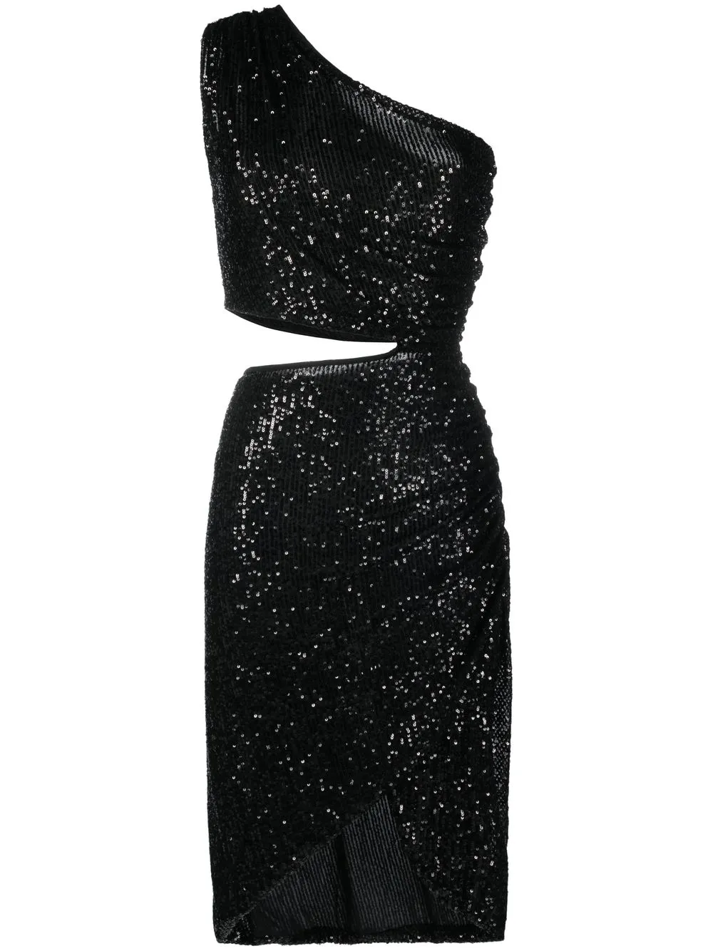 

YOUNG POETS sequined cut-out midi dress - Black