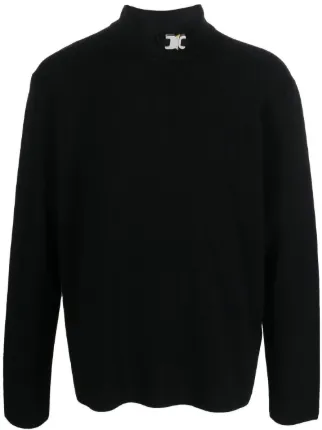 1017 ALYX 9SM roll-neck long-sleeve Jumper | Black | FARFETCH