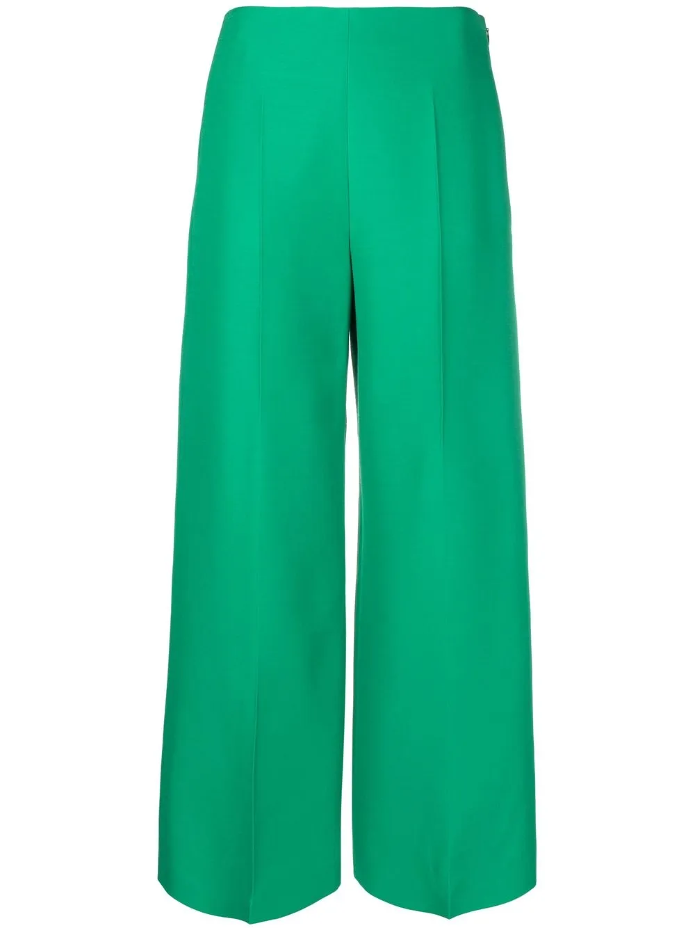 

Valentino wide-leg cropped trousers - Green