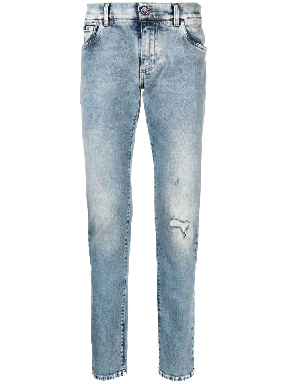 

Dolce & Gabbana mid-rise slim-fit jeans - Blue