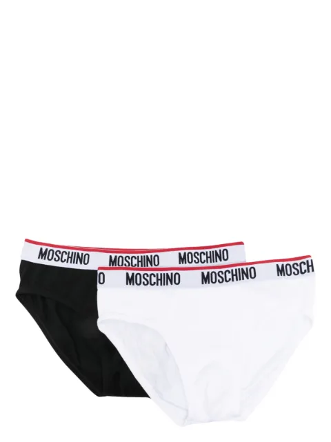 Moschino logo-waistband briefs