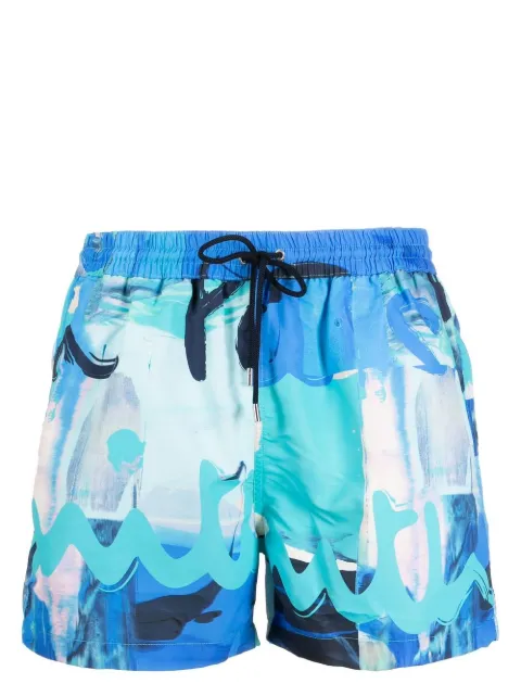Paul Smith logo-print swim shorts 