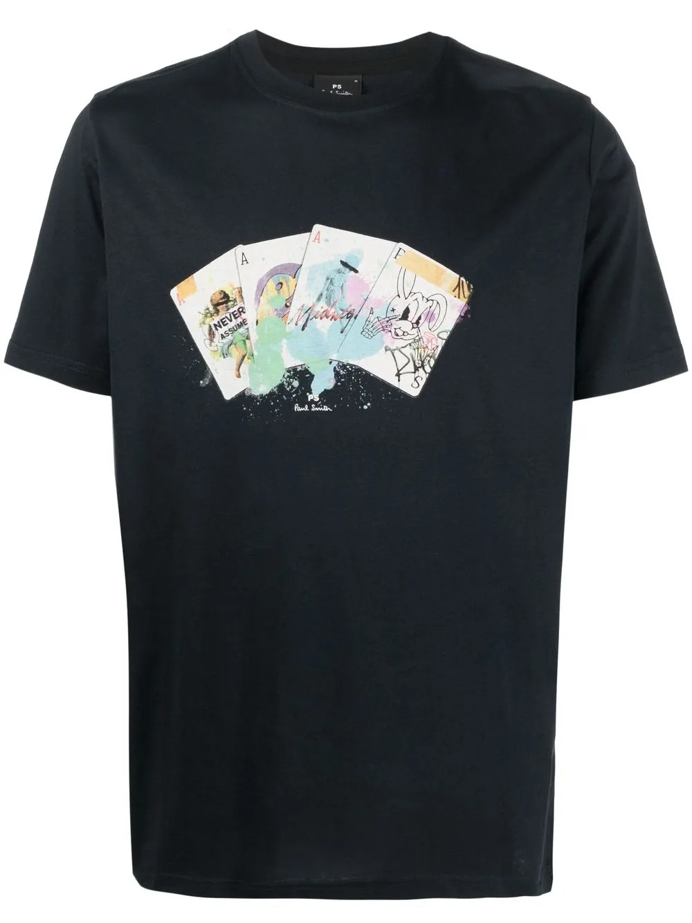 

PS Paul Smith graphic-print short-sleeved T-shirt - Blue