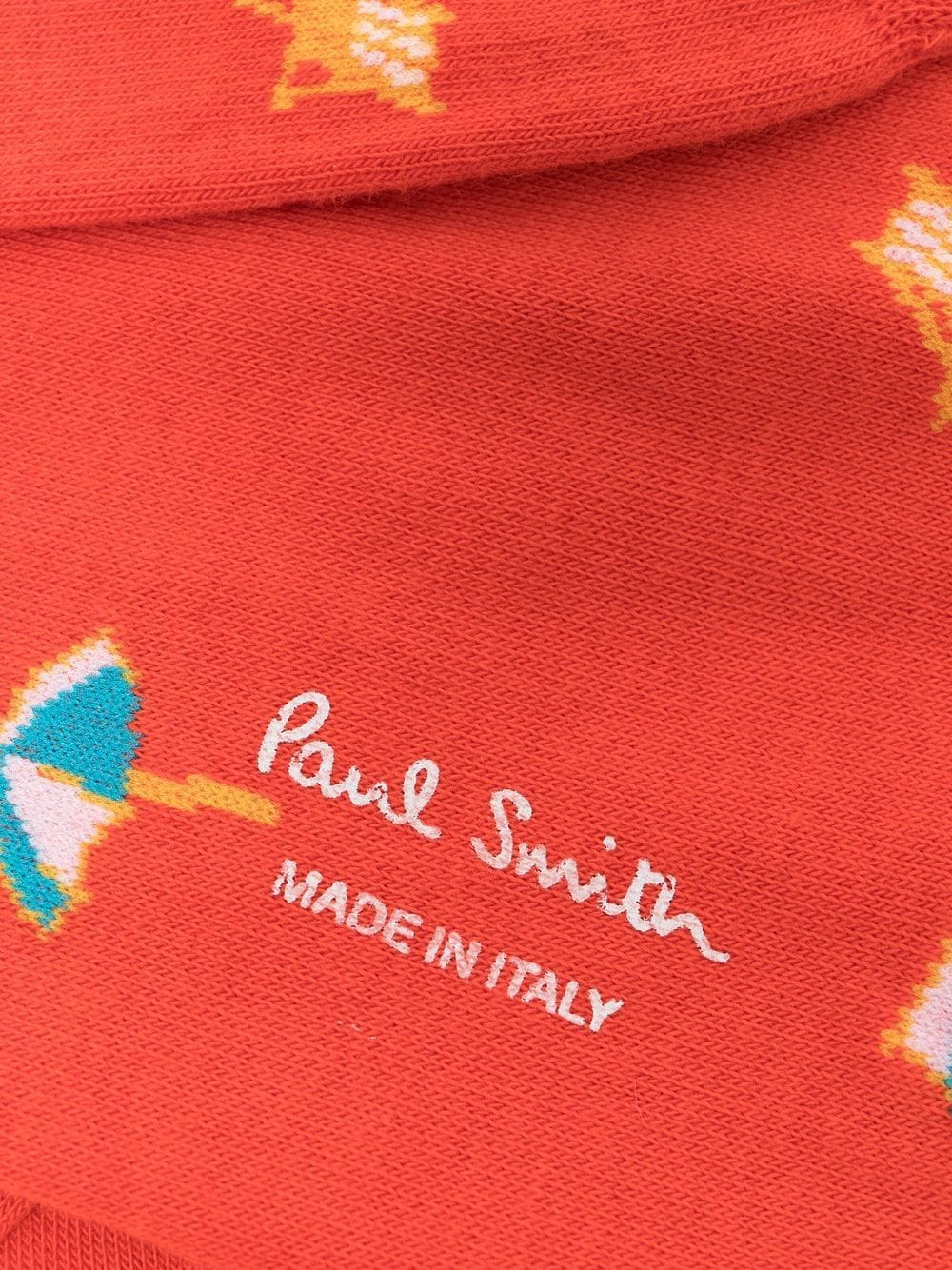 Paul Smith Intarsia enkelsokken - Oranje