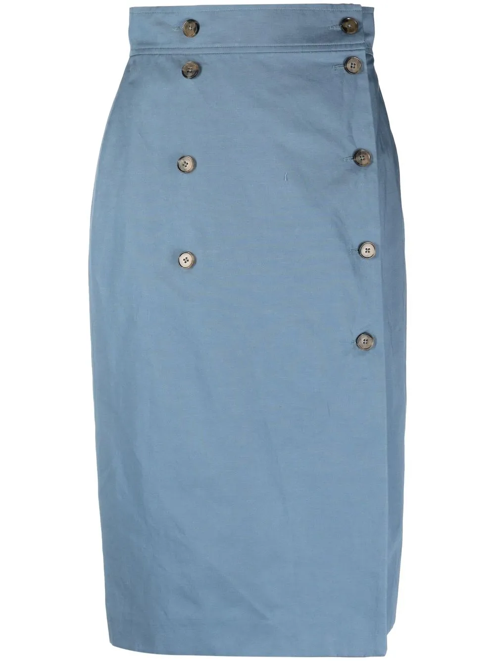 

Paul Smith button-front high-waisted skirt - Blue