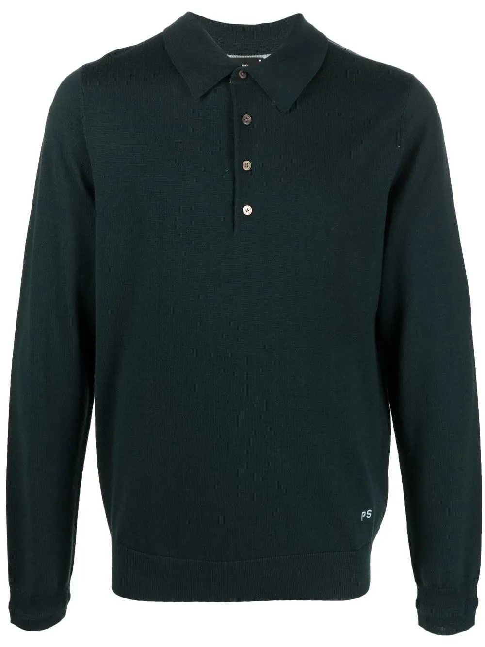 

PS Paul Smith button-front long-sleeved polo shirt - Green