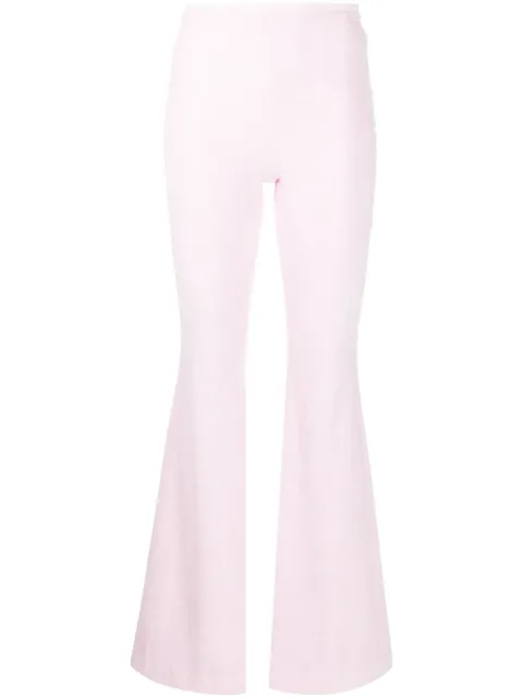 Alexander Wang flared-leg cut trousers