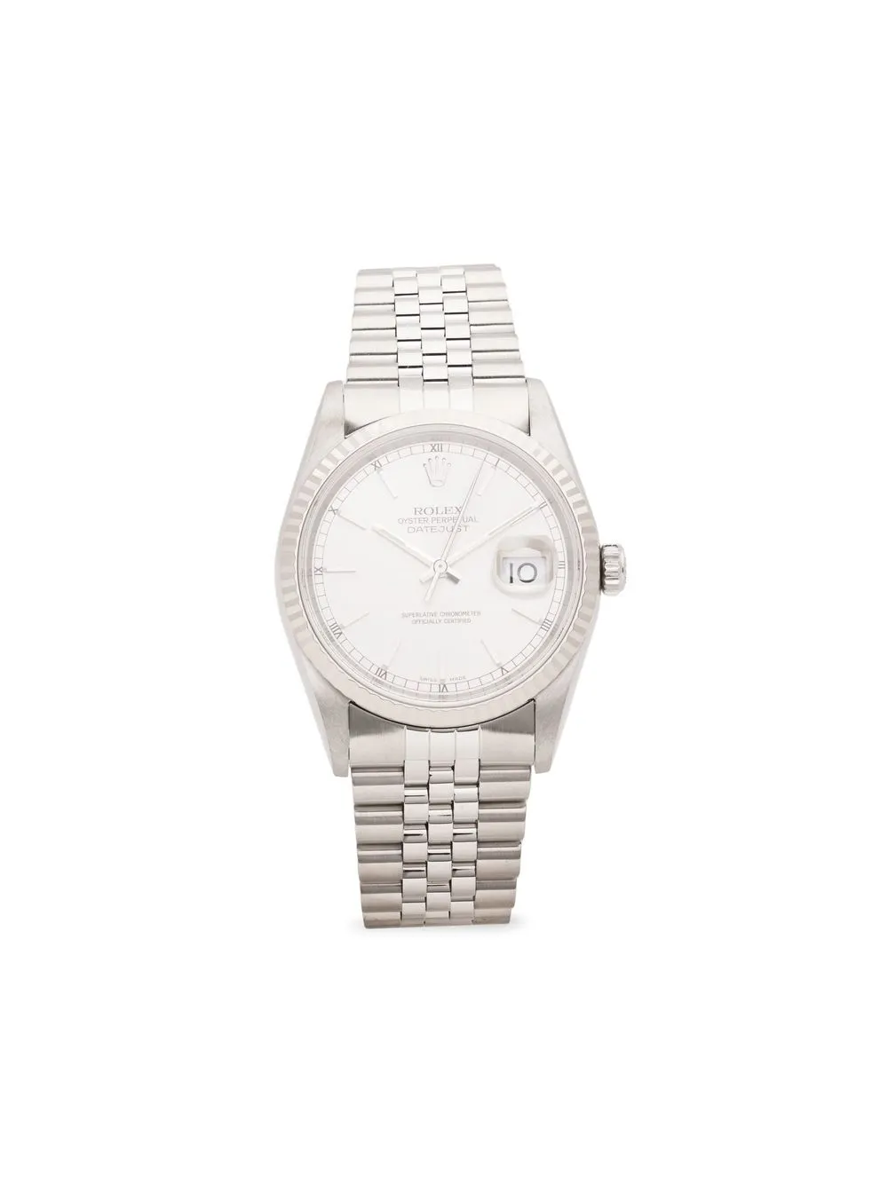 

Rolex 1999 pre-owned Datejust 34mm - Silver