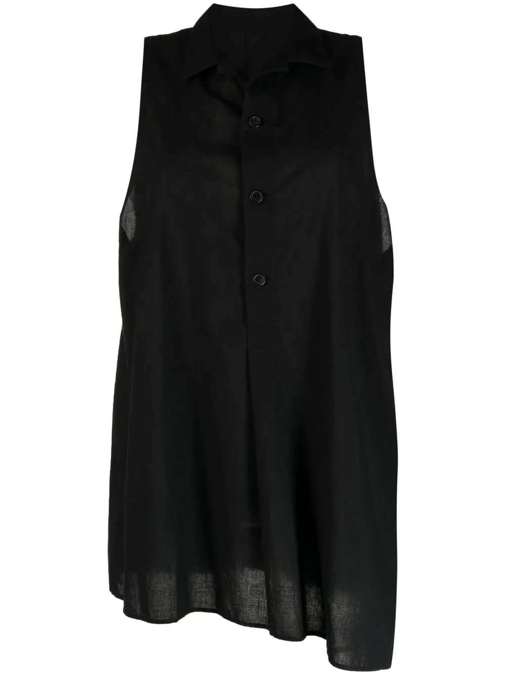 

Y's cotton sleeveless shirt - Black
