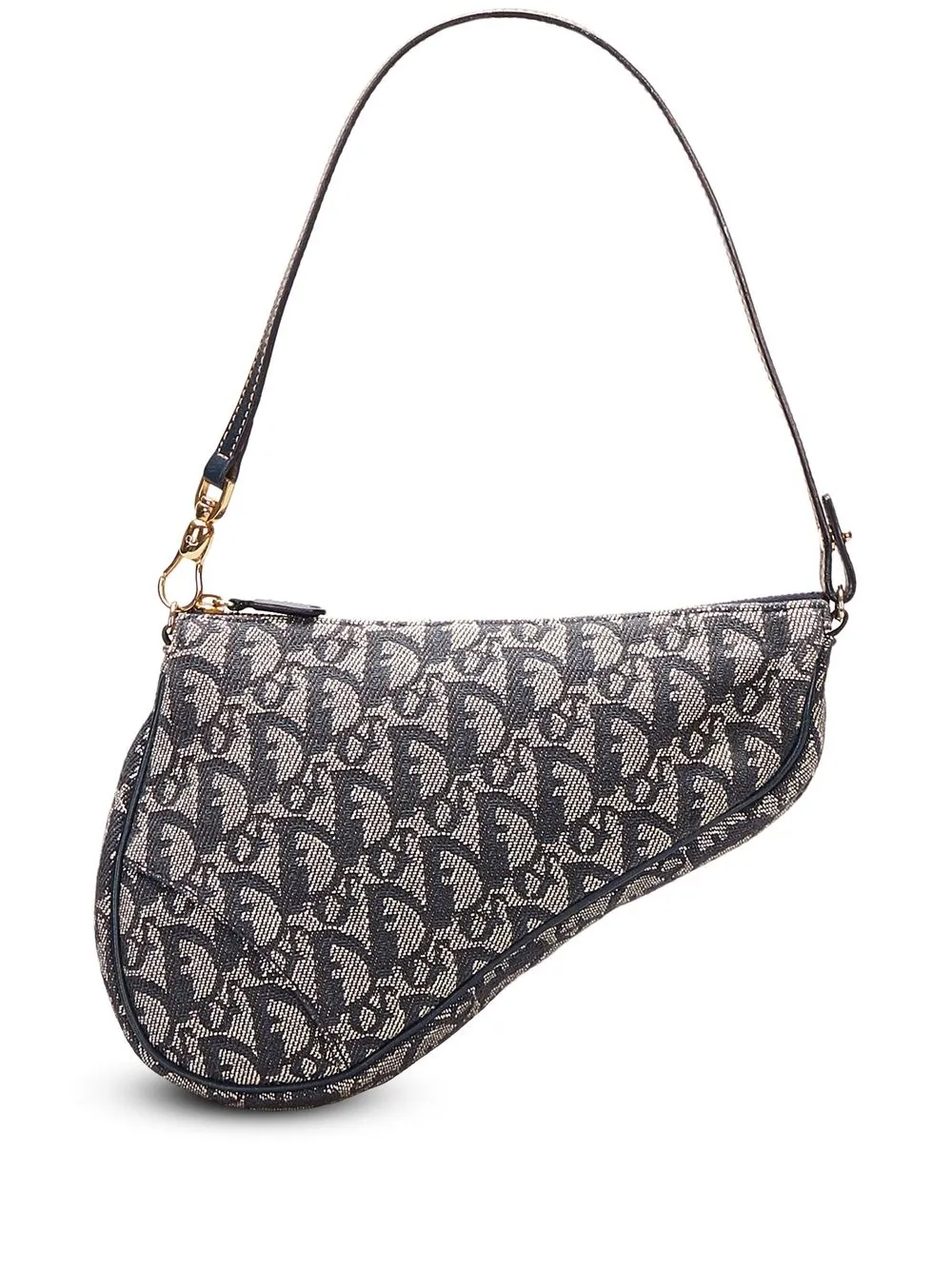 

Christian Dior 2002 pre-owned mini Saddle shoulder bag - Blue