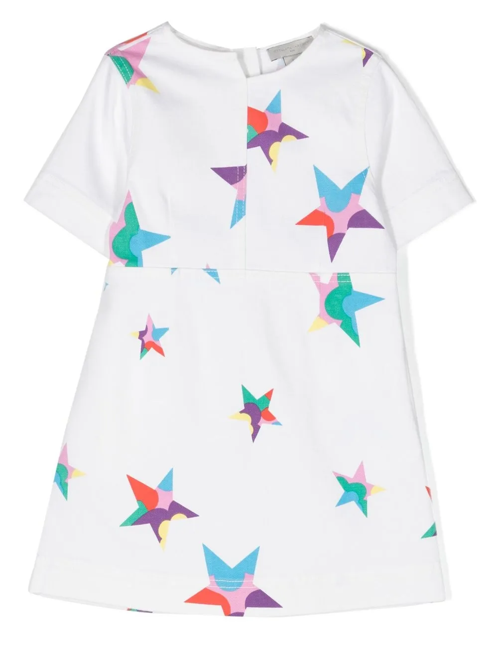 

Stella McCartney Kids vestido con estrellas estampadas - Blanco