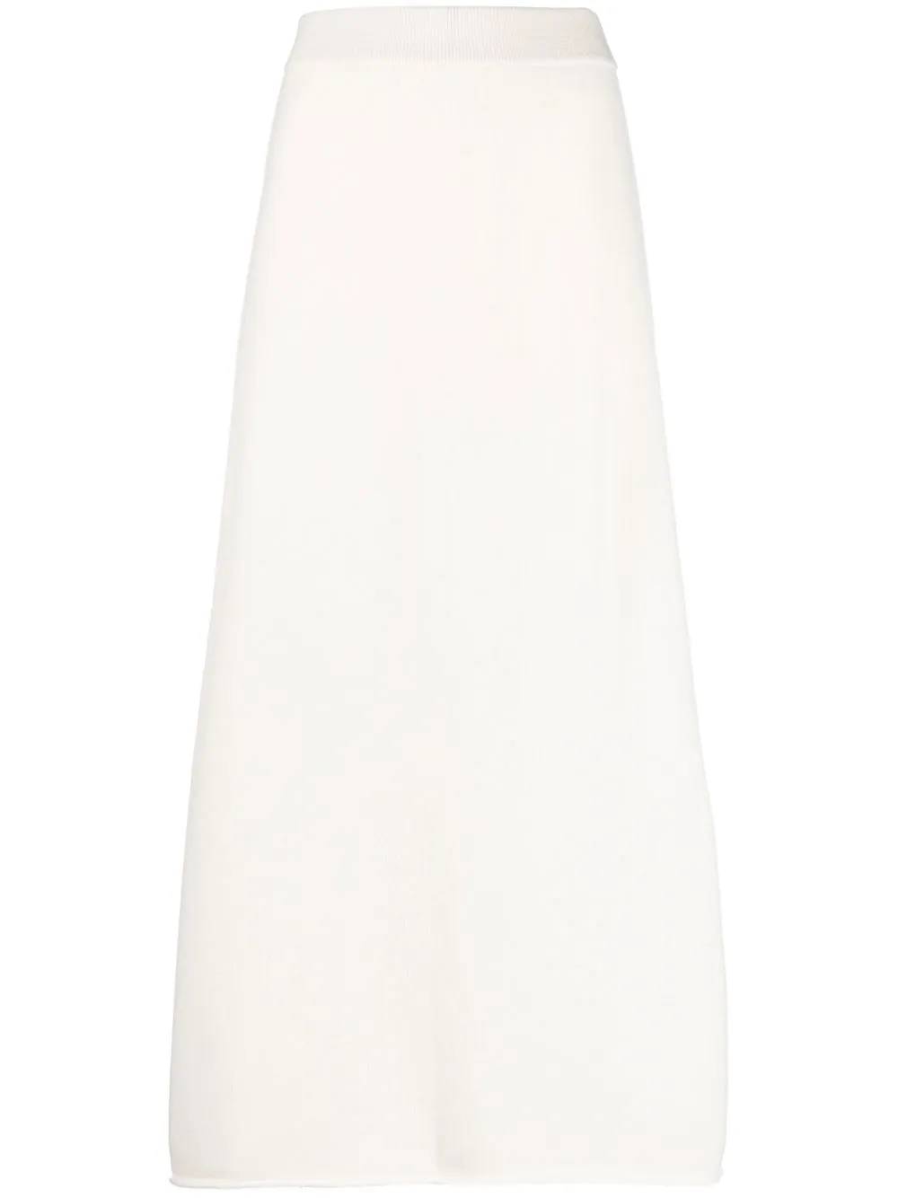 

Lisa Yang cashmere midi skirt - White