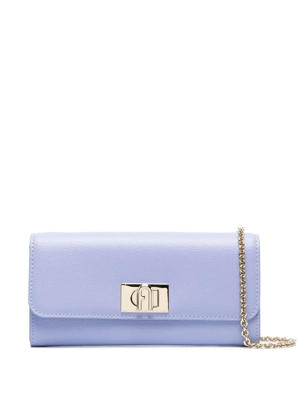 

Furla 1927 leather clutch bag - Purple