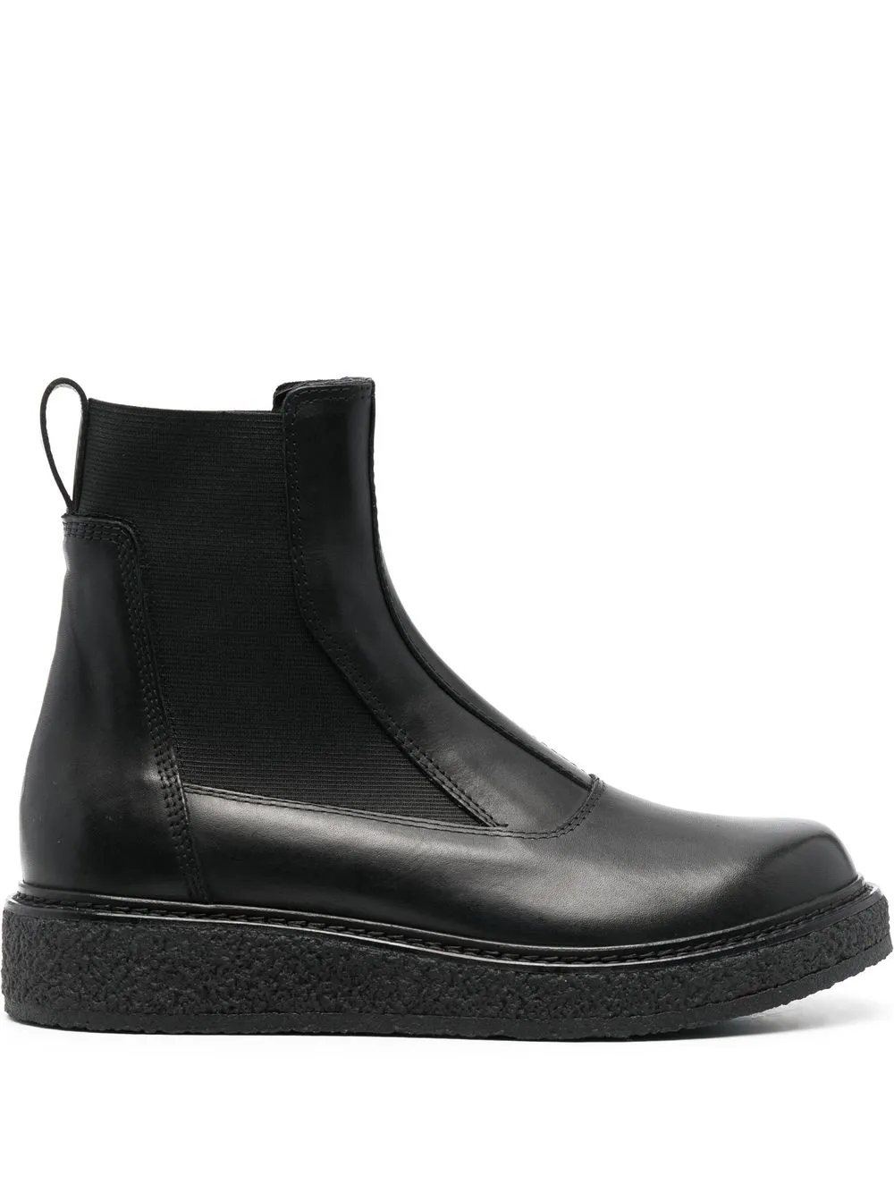 

Emporio Armani slip-on leather boots - Black