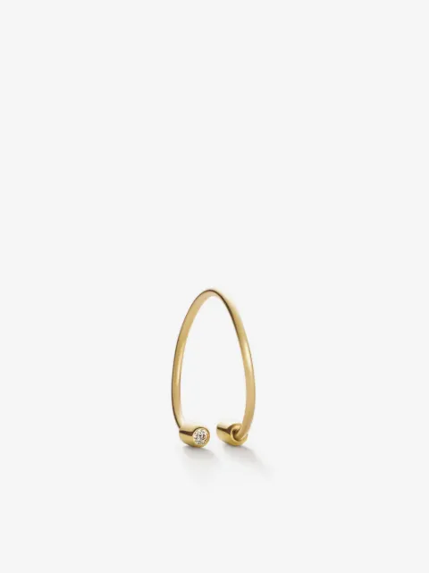 Shihara boucle d'oreille Twist Round 01 en or 18ct