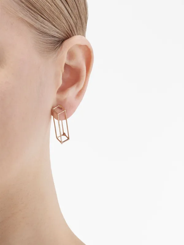 【りょうちゅ】SHIHARA ダイヤモンド シングルピアス イエローゴール Shihara 30 ダイヤモンド シングルピアス 18Kイエローゴールド