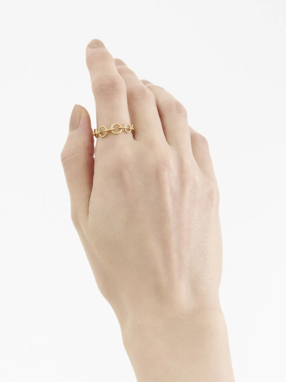 Shihara 18kt Yellow Gold Link 01 Ring In Gold