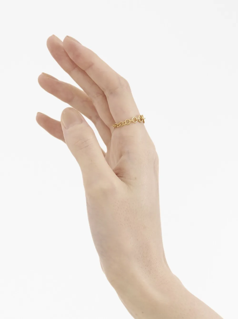 Shihara 18kt Yellow Gold Link 01 Ring In Gold