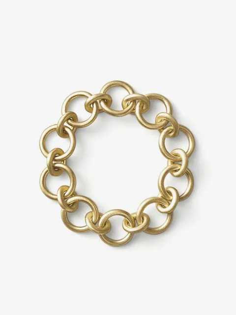 Shihara anillo Link 02 en oro amarillo de 18kt