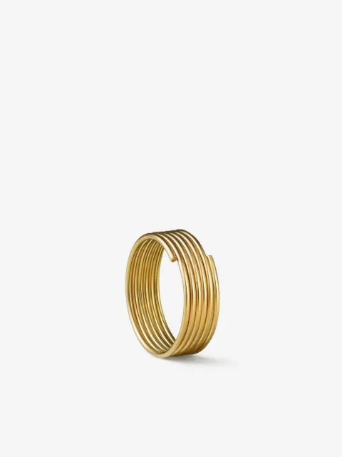 Shihara 18kt yellow gold Stack Hoop 02 earring