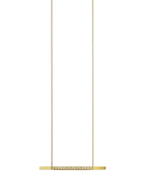 Shihara 18kt yellow gold Bar 02 diamond necklace