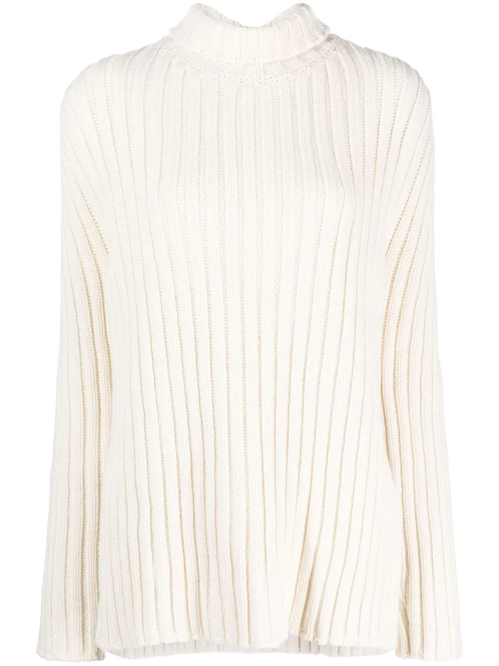 

Jil Sander turtle neck wool jumper - Neutrals