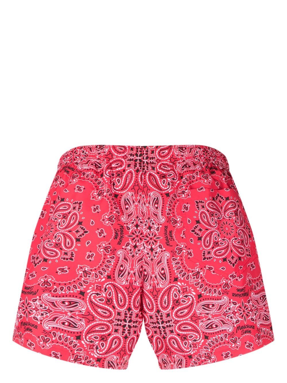 Red 2025 paisley shorts