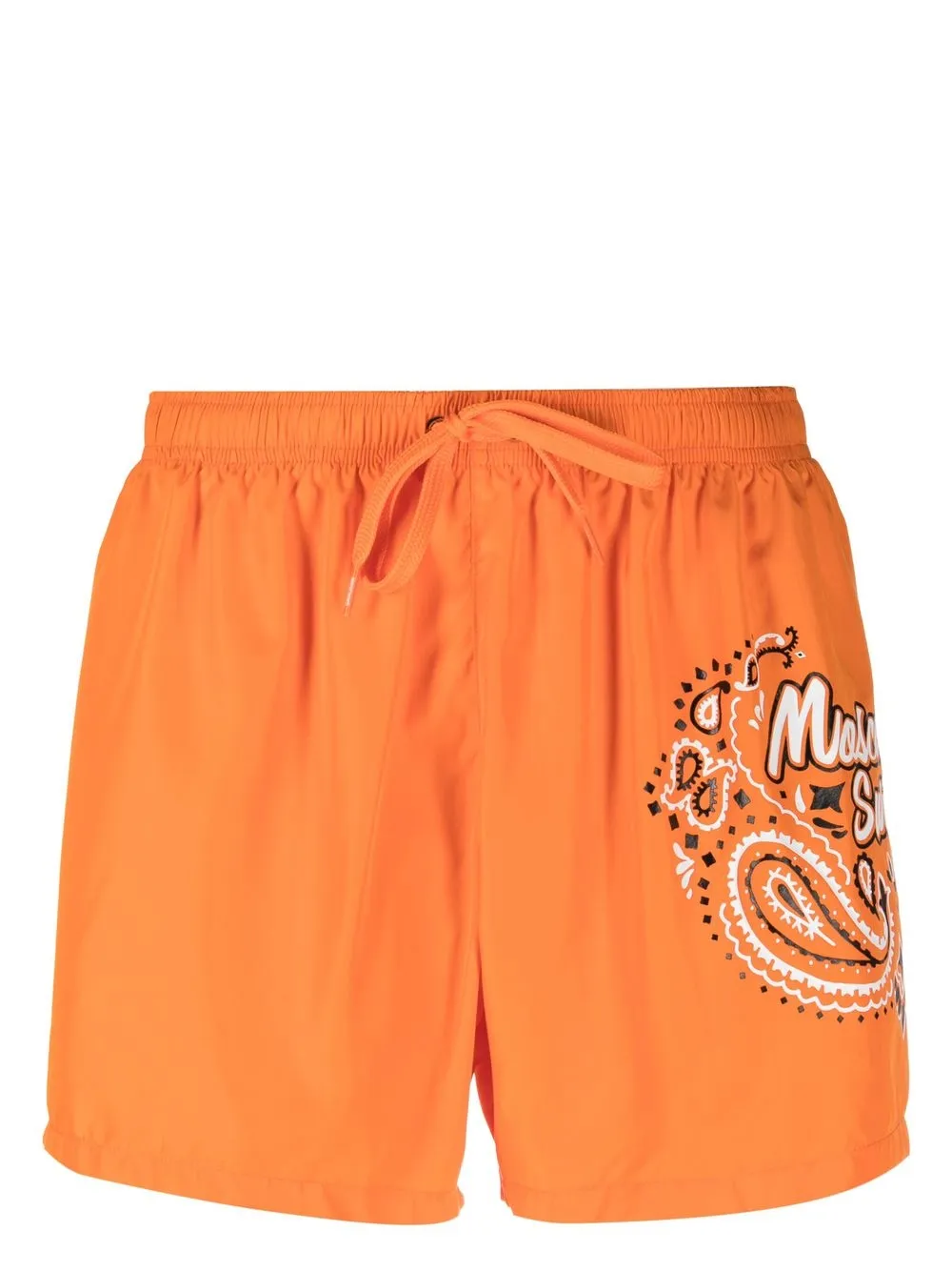 

Moschino logo-print swim shorts - Orange