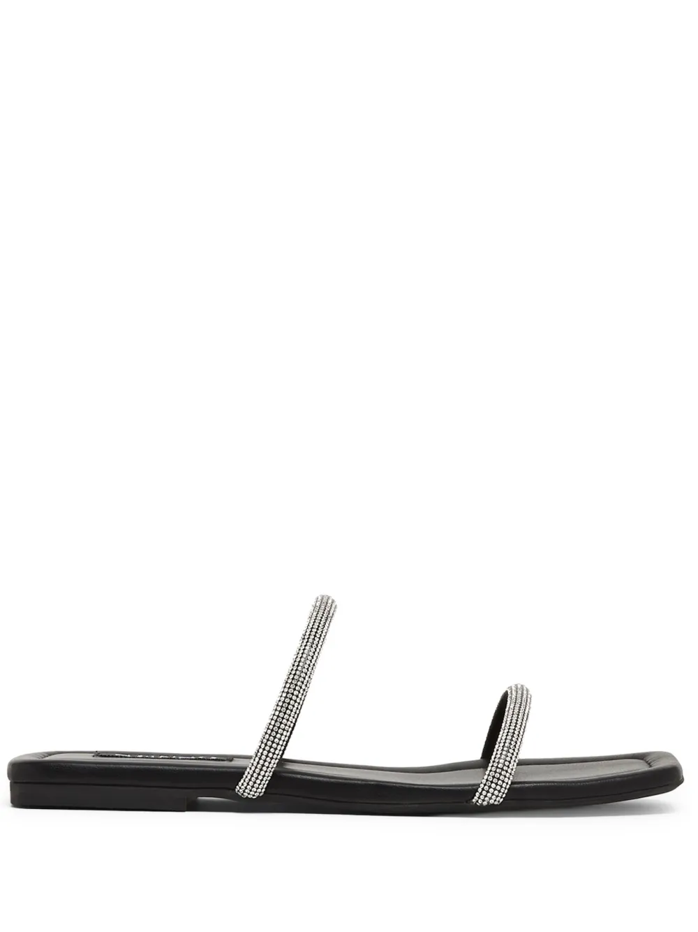 SENSO CRYSTAL-EMBELLISHED LEATHER SANDALS