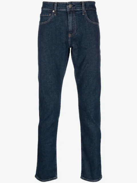 Calvin Klein mid-rise slim-fit jeans