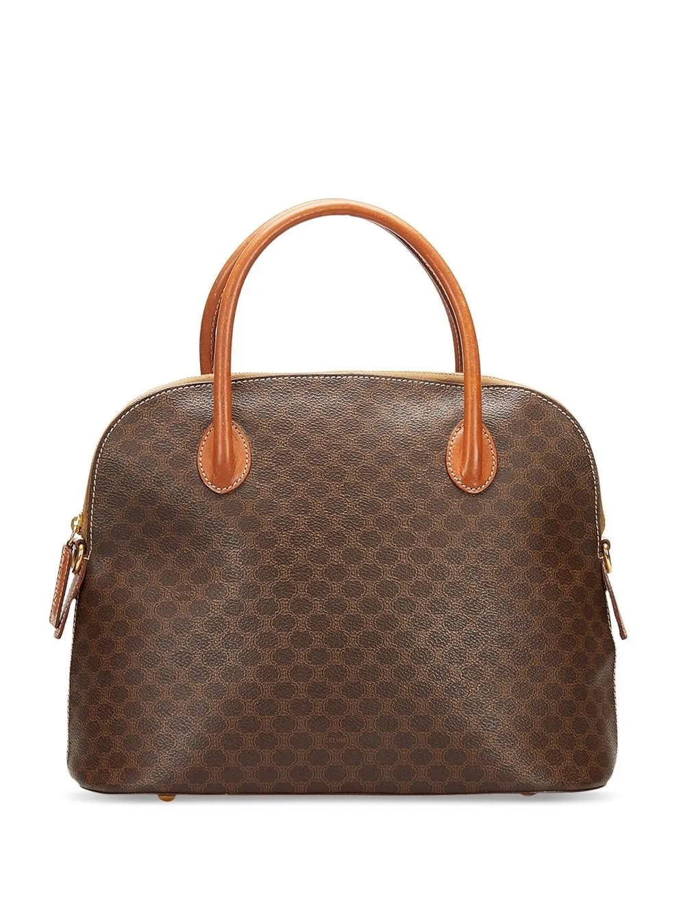 Céline Pre-Owned Dome Macadam satchel - Brown