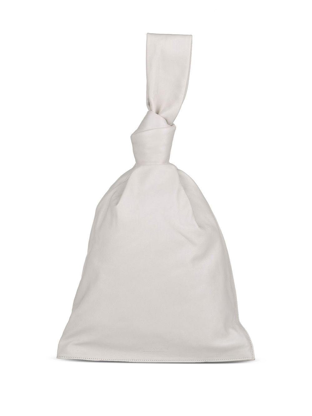 Pre-owned Bottega Veneta Bv Twist Clutch Bag In White