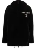 Prada reversible shearling jacket - Black
