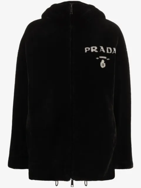 Prada chamarra reversible texturizada