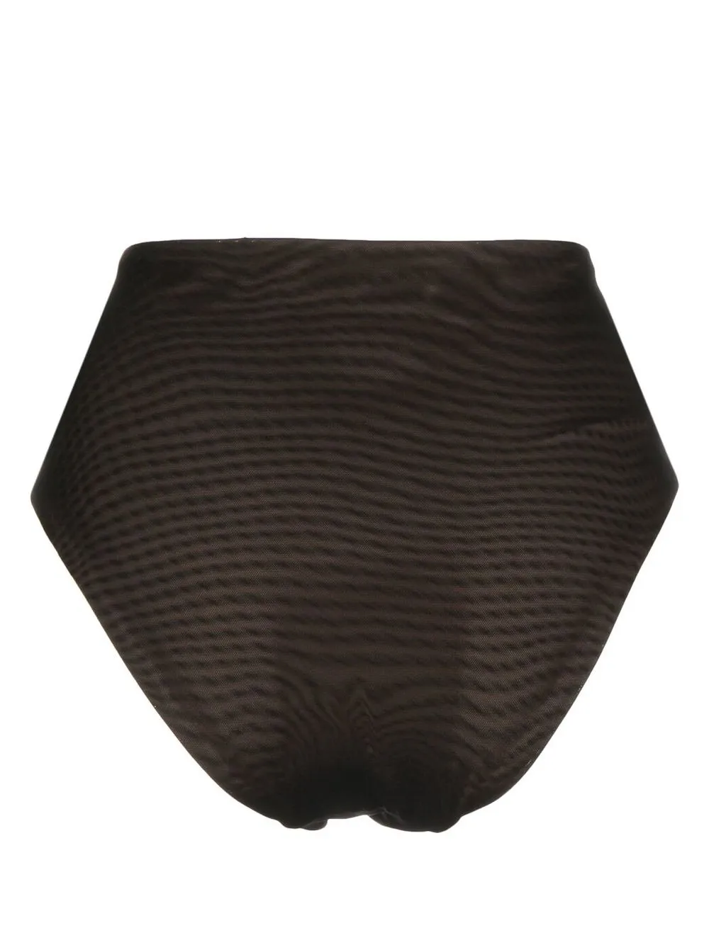 SelfPortrait highwaisted Sheer Bikini Bottoms Farfetch