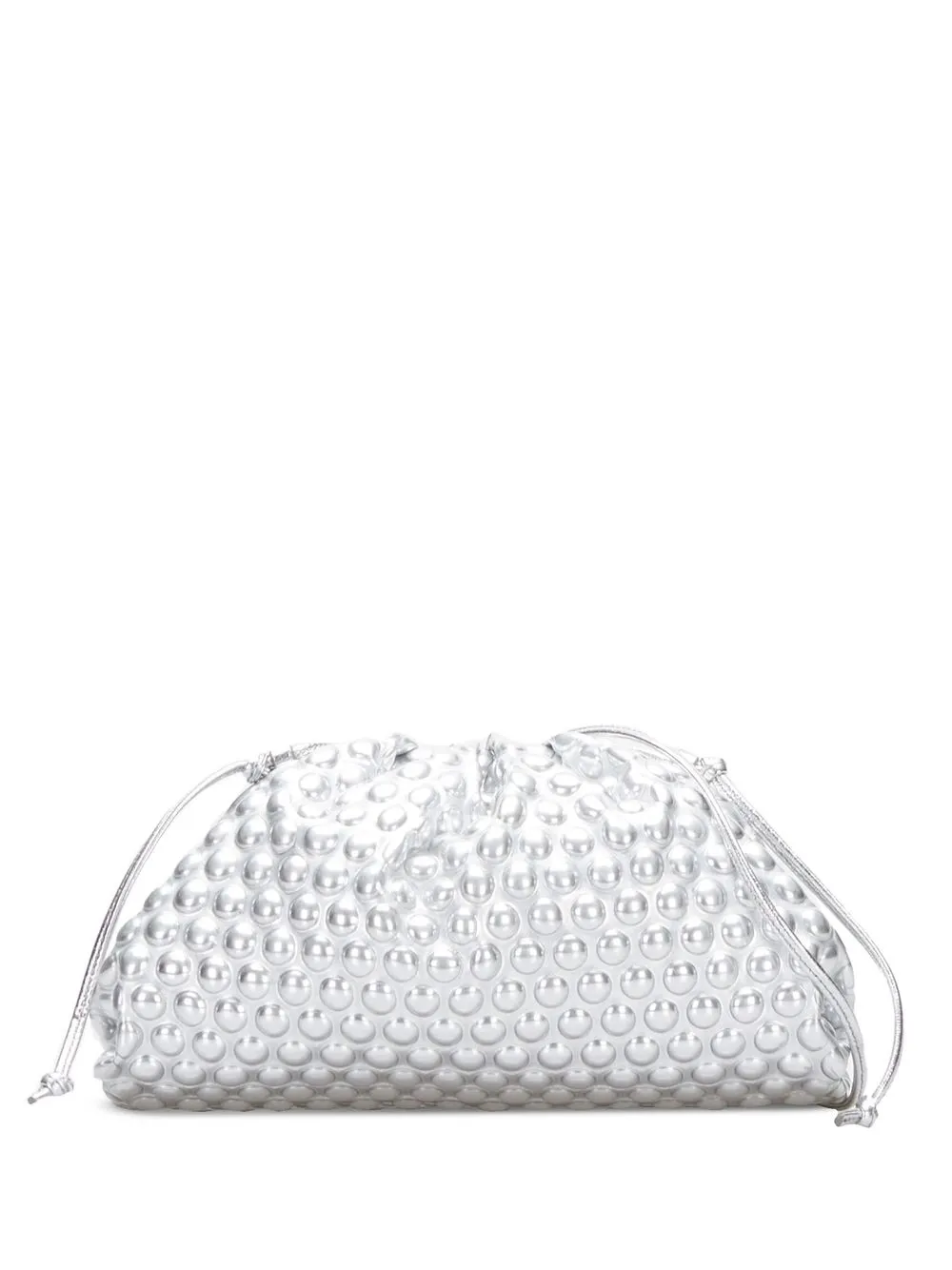 

Bottega Veneta Pre-Owned mini The Bubble Pouch crossbody bag - Silver