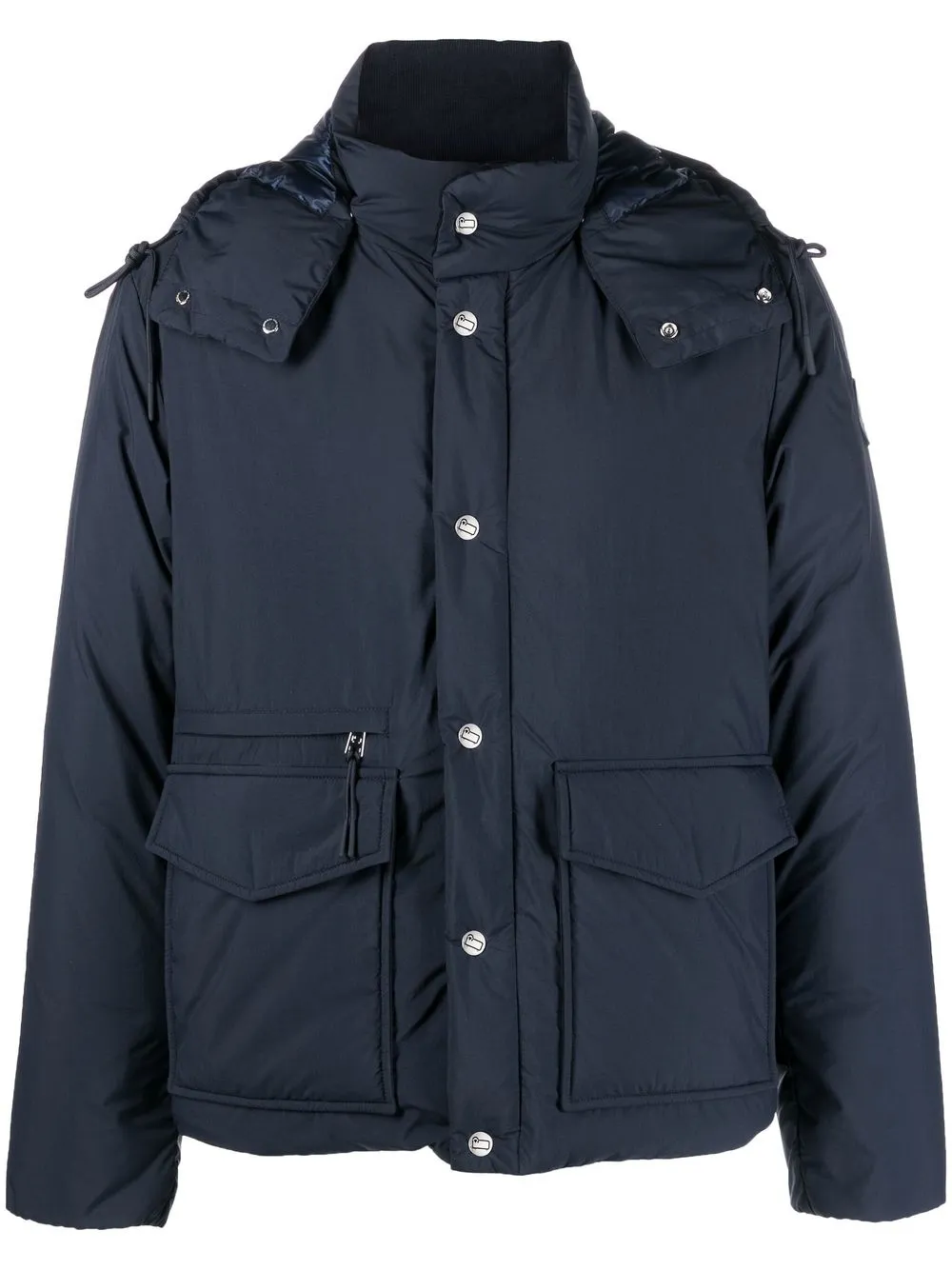 

Woolrich chamarra capitonada con parche del logo - Azul