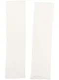 Lisa Yang Aspen cashmere fingerless gloves - White