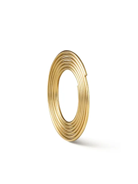 Shihara 18kt yellow gold Flat Hoop 02 earring