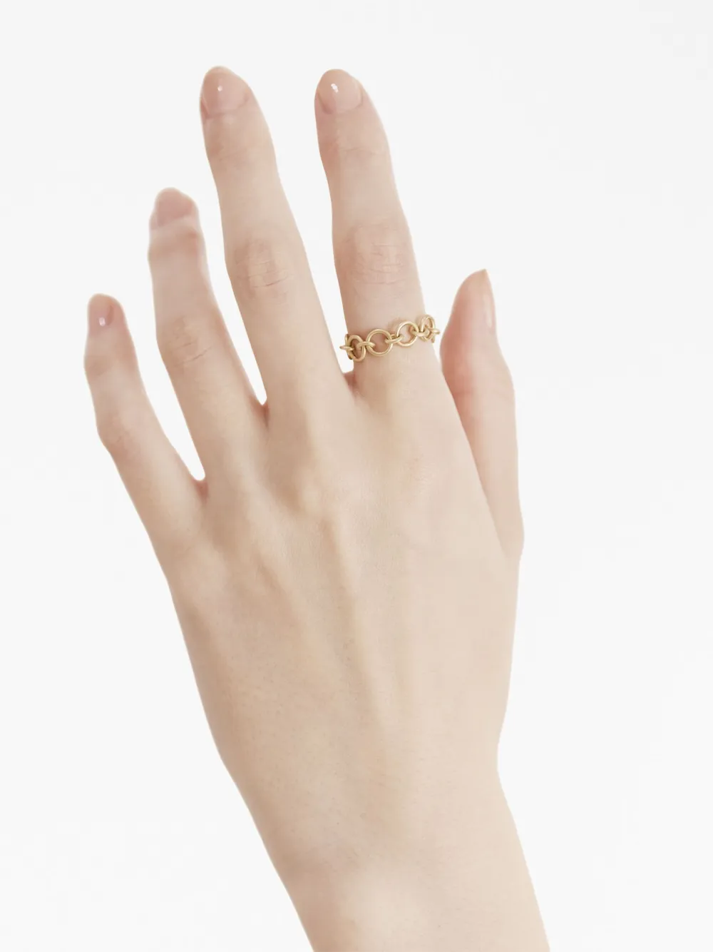 Shihara 18kt Yellow Gold Link 02 Ring In Gold