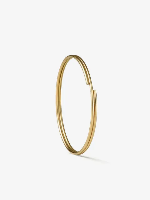 Shihara 18kt yellow gold Double Hoop 30 earring