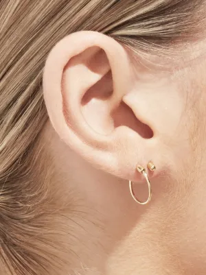 【shihara /シハラ】片耳用チェーンピアス K18ゴールド Chain Pierce 01 - SHIHARA